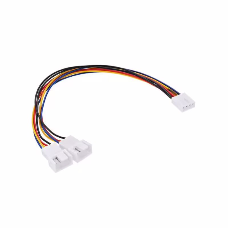 Захранващ кабел, сплитер за вентилатори, 4P/2x4P, 0,3m, 12VDC