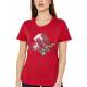 ADIDAS Must Haves Flower Tee Red