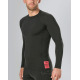SPEEDO Boom Long Sleeve Rash Top Black/Red