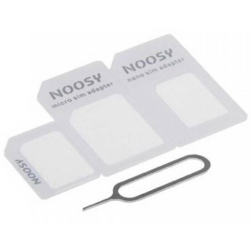 Комплект NOOSY адаптер за сим карти, игла за GSM и телефон, 4 бр.