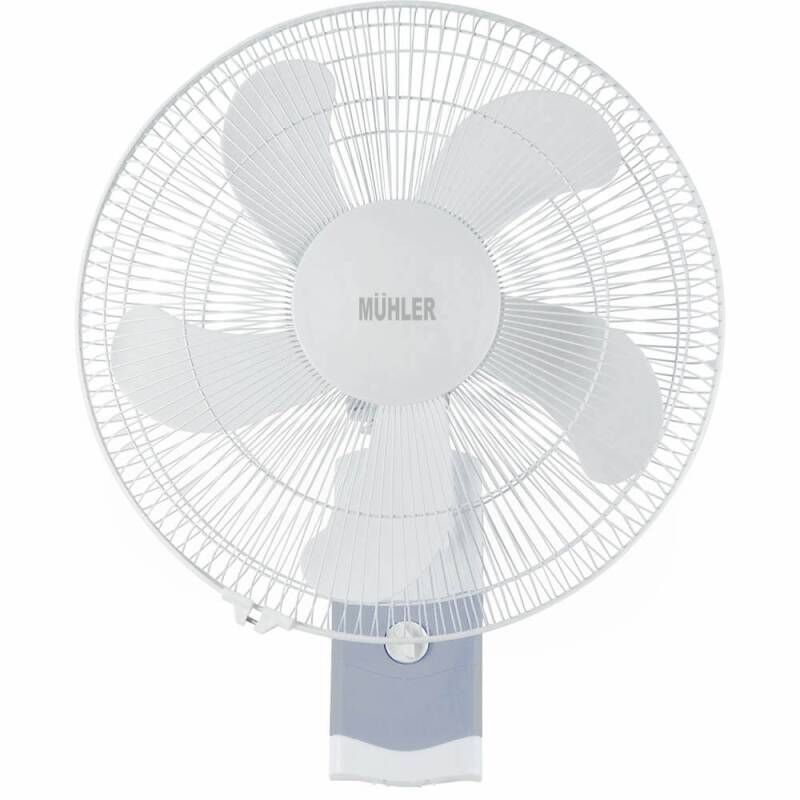 Вентилатор стенен 18'' Muhler MWF-1845, 18'' стенен вентилатор, 5 Перки, 3 степени на регулация, мощност 60W