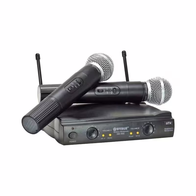 Професионална система с 2 безжични микрофона SM-58 II