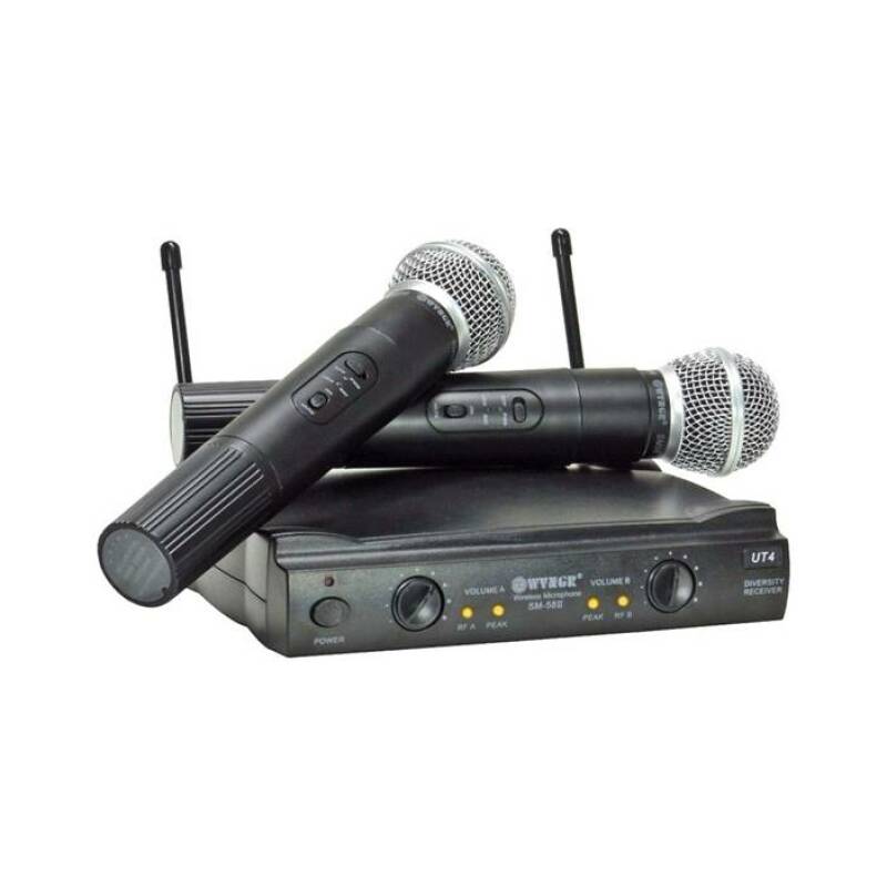 Професионална система с 2 безжични микрофона SM-58 II