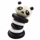 Дървена дрънкалка - панда
