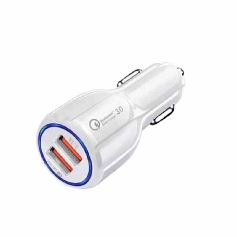 Автомобилно зарядно ZD-888, бързо зареждане, 2xUSB, от 5V до 12V, 3,1A