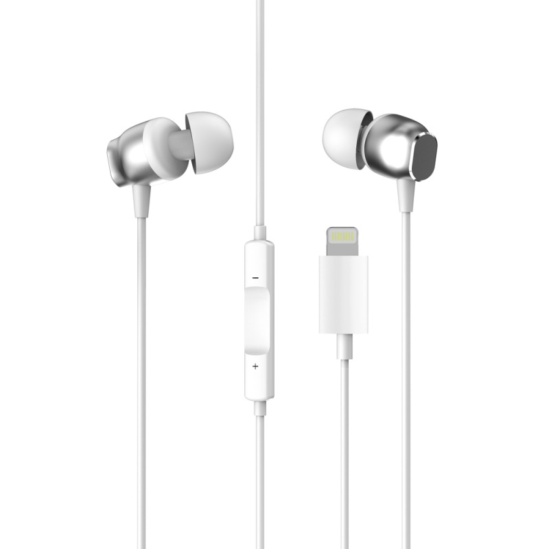 Слушалки за мобилни устройства Yookie Y626, Lightning, Mикрофон, Различни цветове - 20579