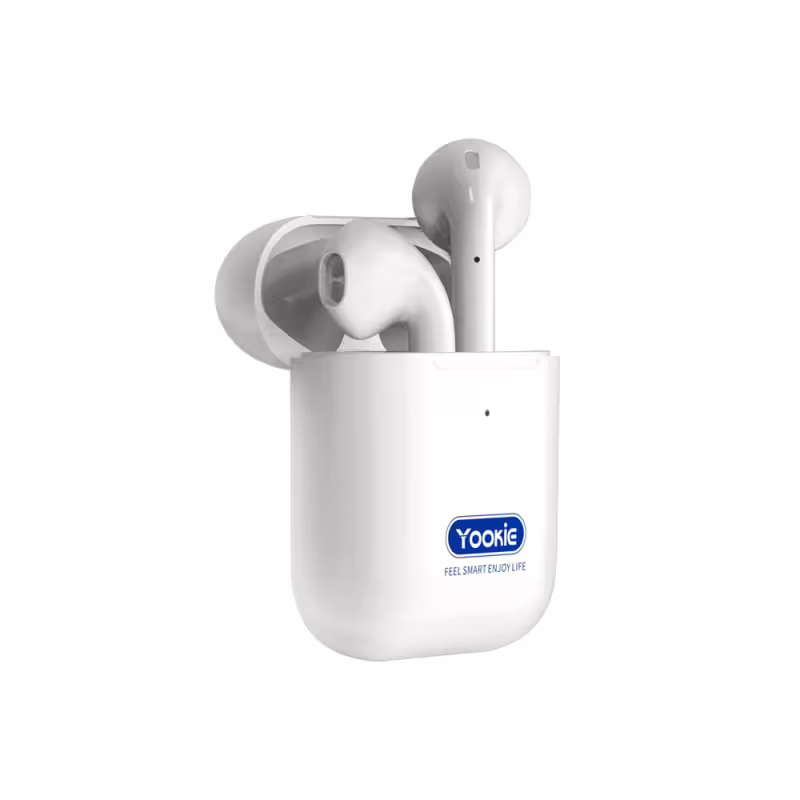 Bluetooth слушалки Yookie YK S18, Бял &ndash; 20555