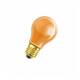 Лампа обикновена оранжева с цокъл E27 220V 40W