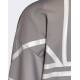 ADIDAS Large Logo Track Jacket Charcoal Solid Grey/White