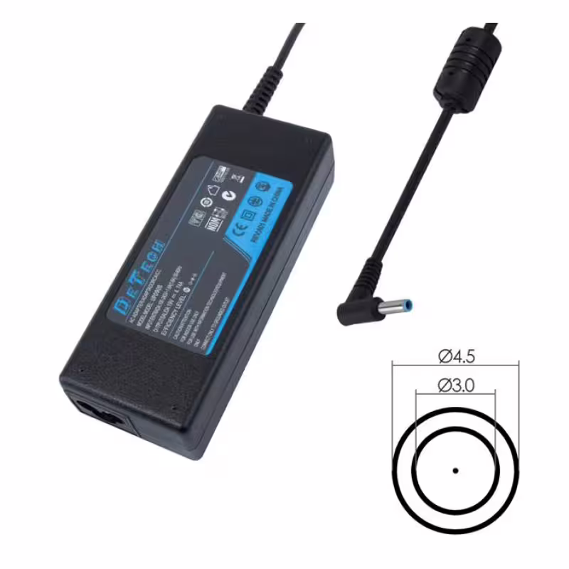 Мрежово захранване за лаптоп HP с букса Blue 4,5x3 19,5V 3,33A 60W 