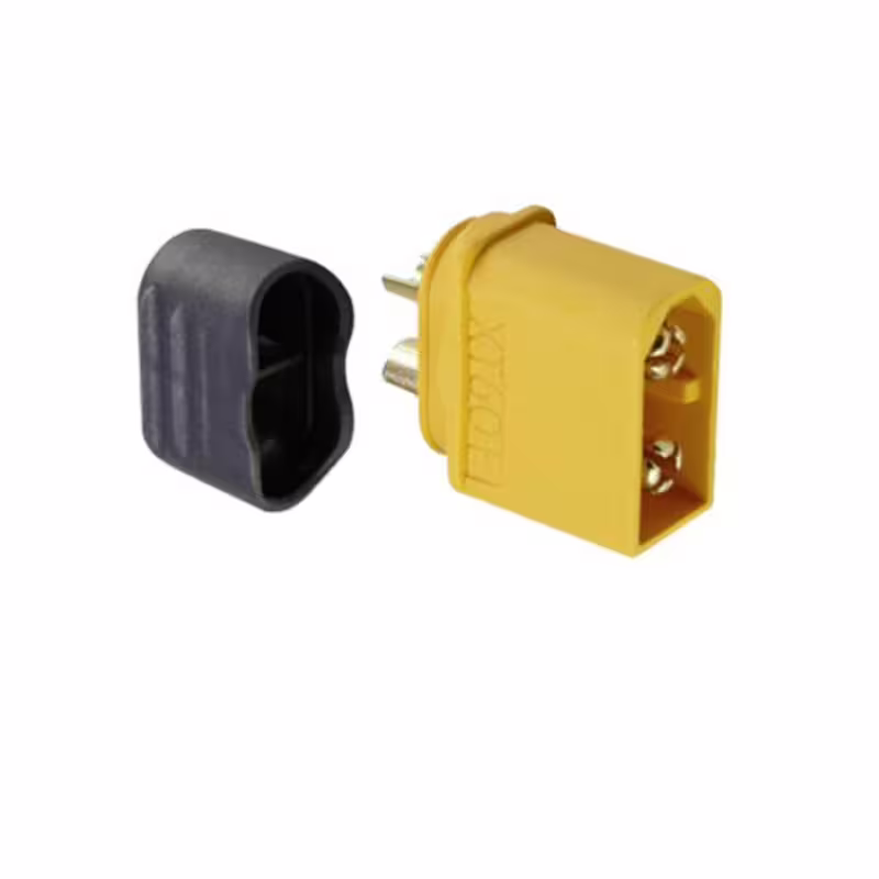 Букса комплект XT60H, PVC, 2-ка(м+ж), 30A, 500V