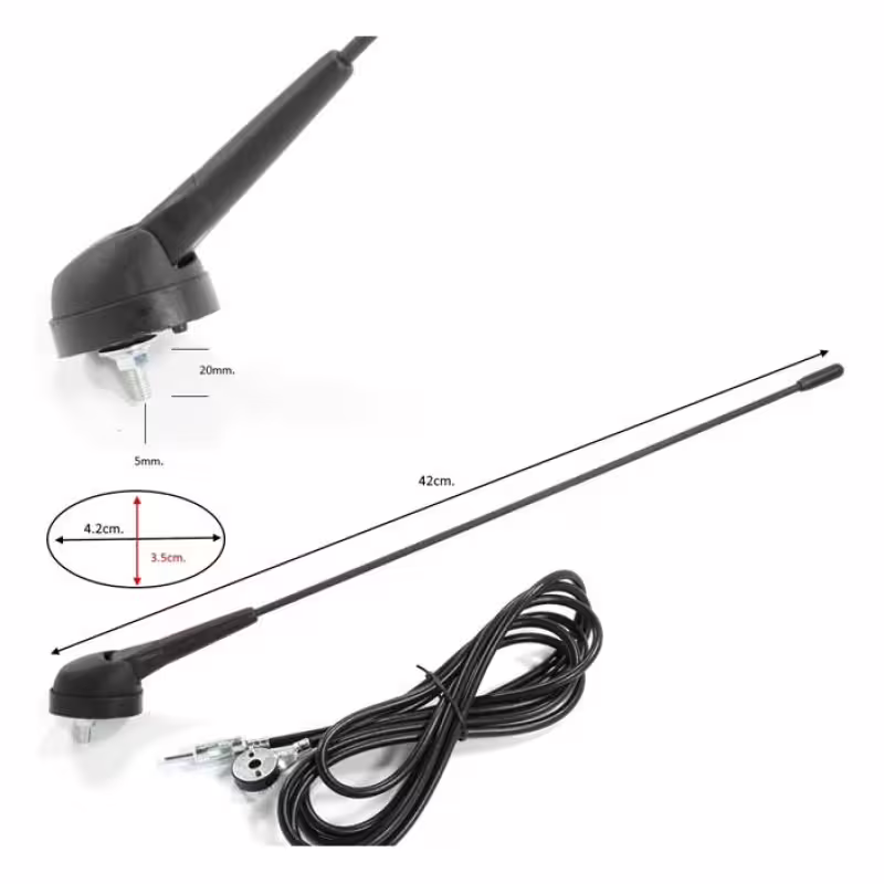 Автомобилна антена AN36112, FORD, FIAT, NISSAN, AM, FM, външна за монтаж на таван, 0,4m