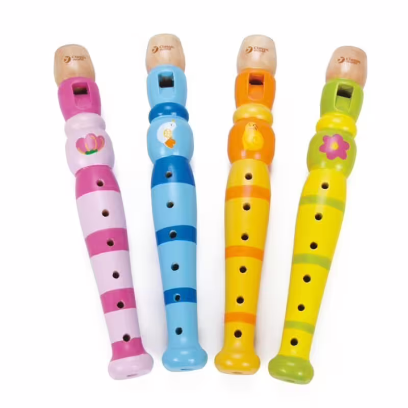 Дървена флейта за деца