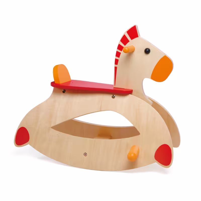 Дървена люлка - конче