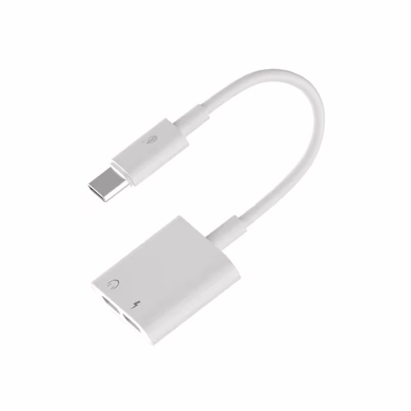 Кабел преходен NB1248, Type-c(м)/2xType-c(ж), 0,12m