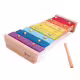 Дървен ксилофон с цветовете на дъгата