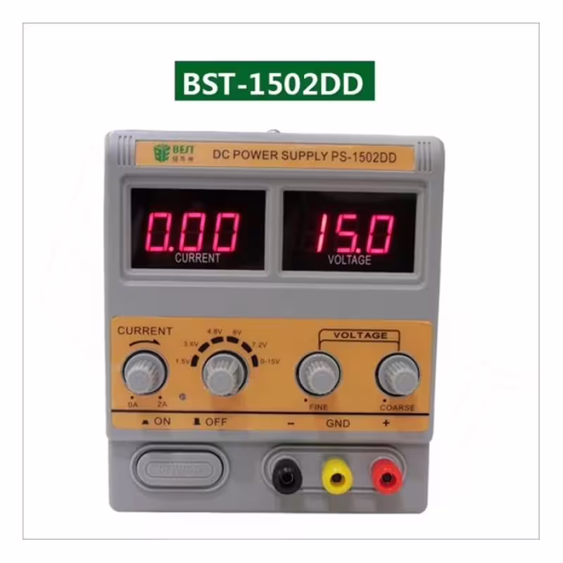Лабораторен стабилизиран захранващ блок 1502DD 15VDC 2A