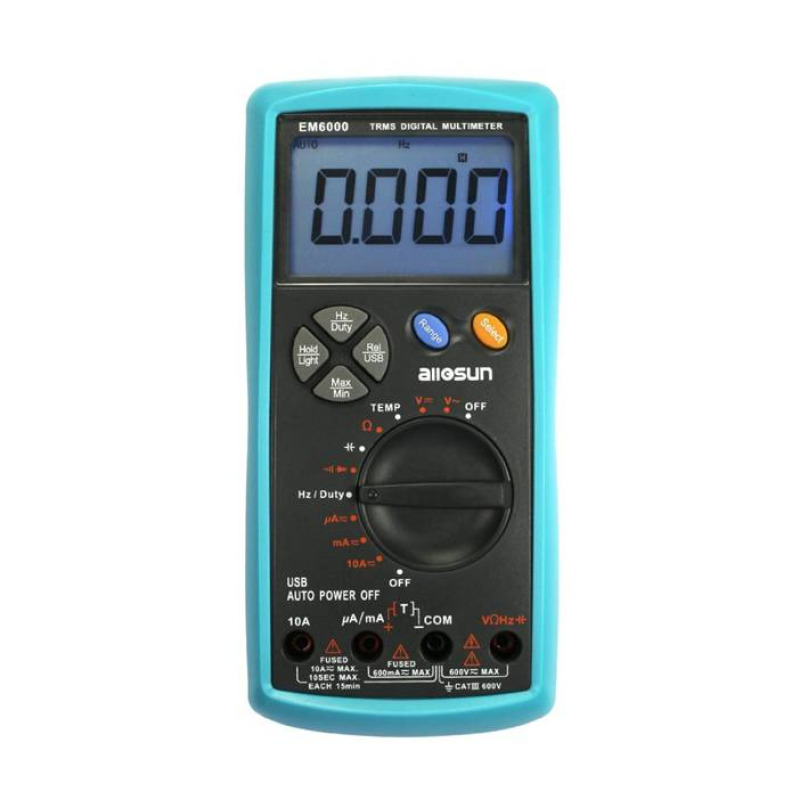 Мултицет с интерфейс EM6000 VAC/VDC | AAC/ADC | OHM | F| °C | Hz