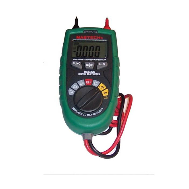 Мултицет със зумер MS8232C VAC/VDC | ADC/AAC | OHM | F | Hz | NCV