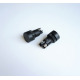 Бутон LAY-5, 2pin, незадържащ, НО, черен, 250VAC, 3A, Ф22mm