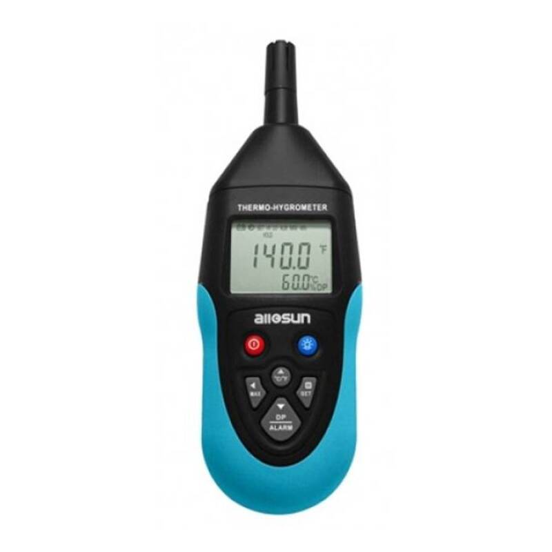 Термометър и влагомер EM2249, безконтактен, лазерен, -20°C до 60°C, 0% до 100%