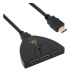 Кабел преходен HDTV, превключвател,1080p, вход 3xHDMI(ж), изход HDMI(м), 0,5m