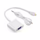 Кабел с конвертор, преобразувател, вход MICRO HDMI(м), изход VGA(ж), 0,3m
