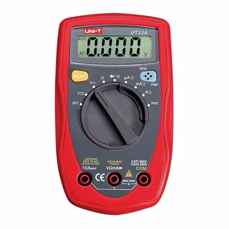 Мултицет със зумер UT-33A VAC/VDC | ADC/AAC | OHM