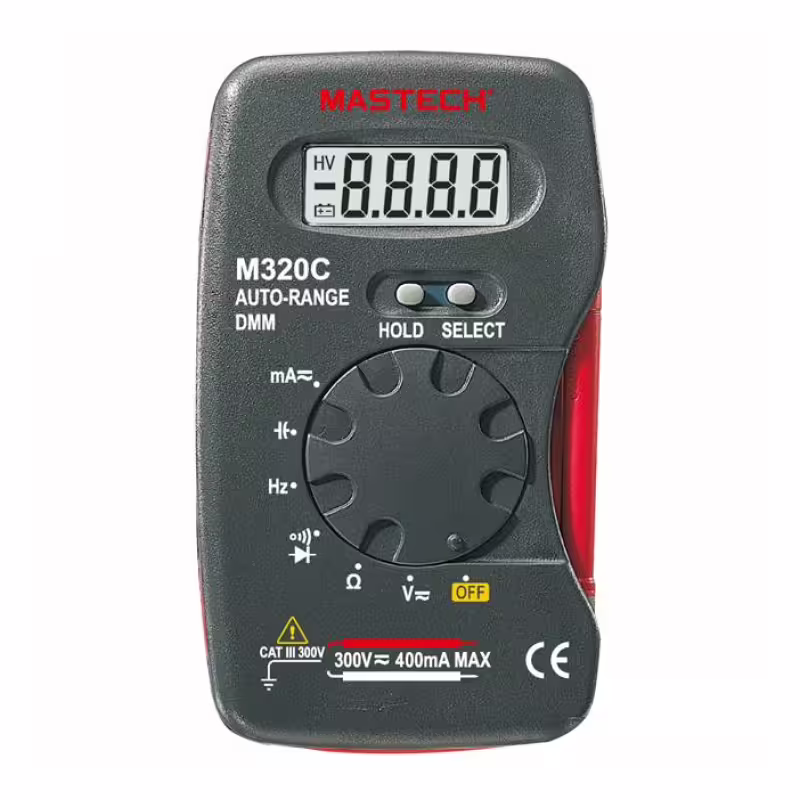 Мултицет със зумер M320C VAC/VDC | ADC/AAC | OHM | F | Hz