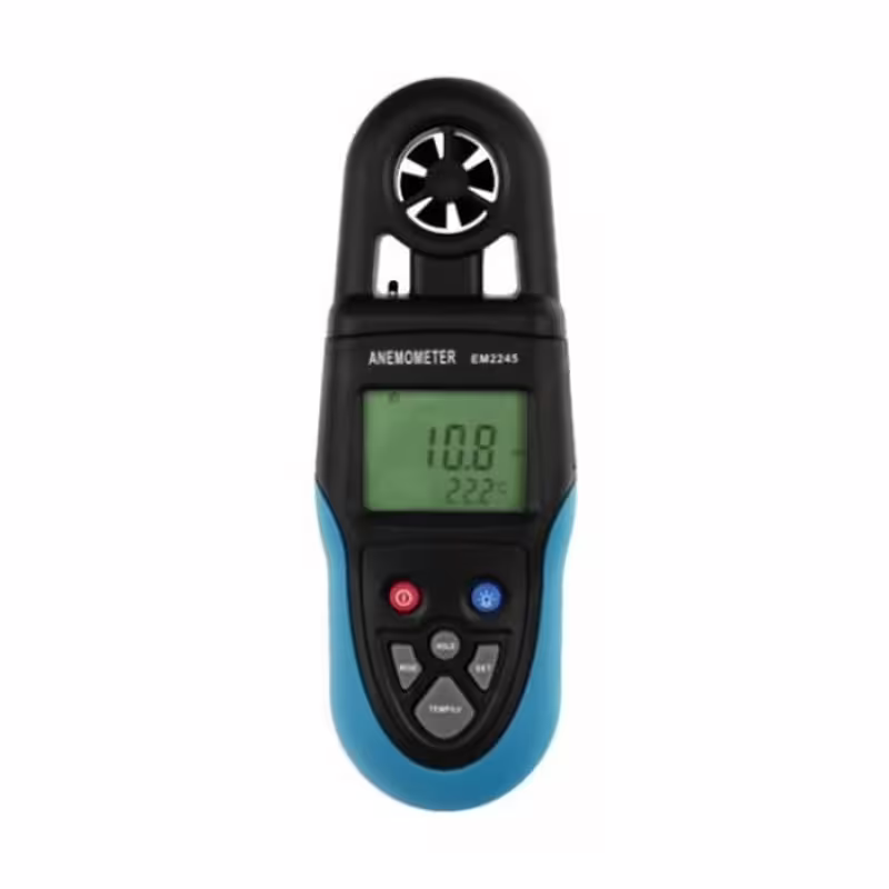 Цифров анемометър EM2245 за измерване на скорост и температура на въздуха