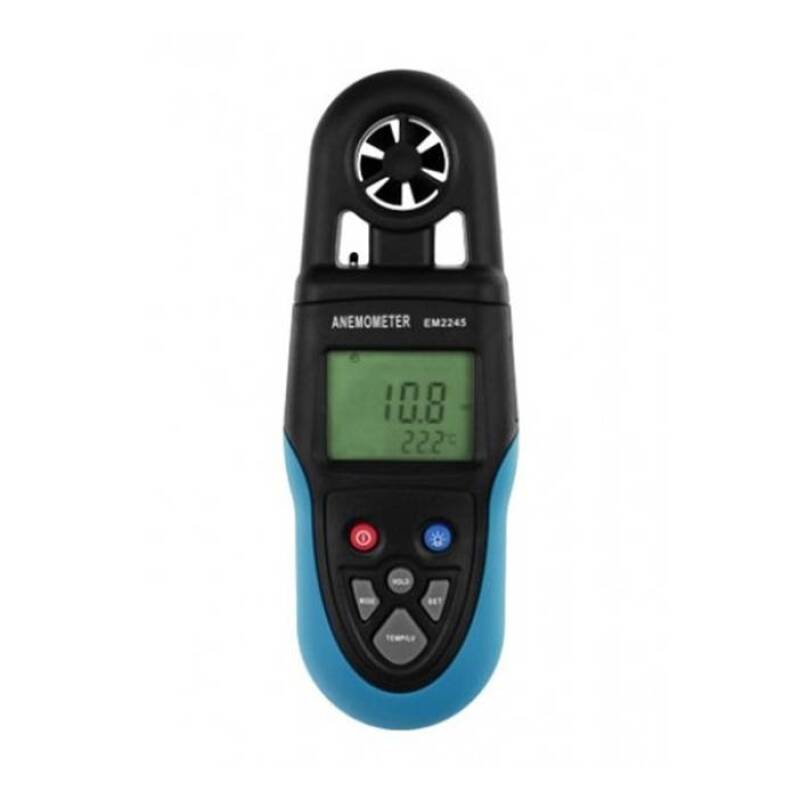 Цифров анемометър EM2245 за измерване на скорост и температура на въздуха