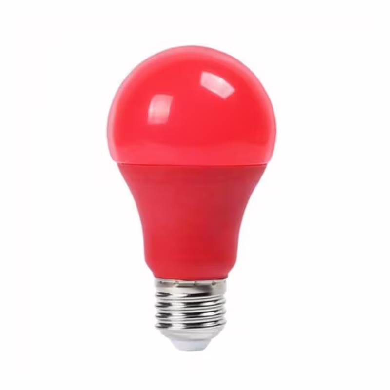 Лампа LED V-TEC червена с цокъл E27 220V 9W 3000K