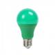 Лампа LED V-TEC зелена с цокъл E27 220V 9W 6400K