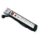 Разклонител HS-LGD за контакт със защита и ключ 4-ка 3m 220V 16A