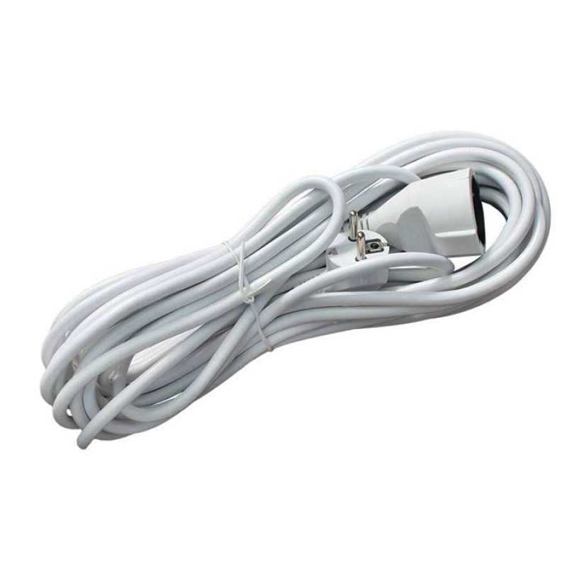 Удължител JY-3024, контакт "шуко", бял, 20m, 220VAC, 16A, 3x1,5mm2