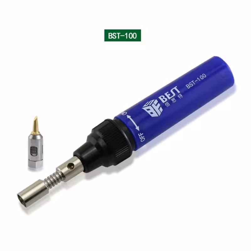 Газов поялник BST-100 регулируем с накрайник 8ml