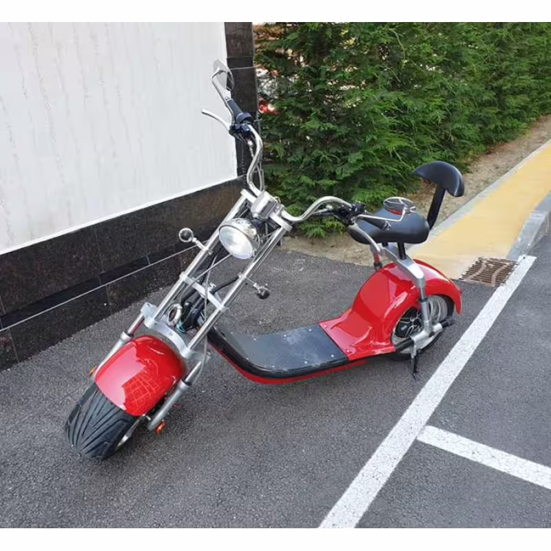 Електрически скутер червен 60V 12Ah