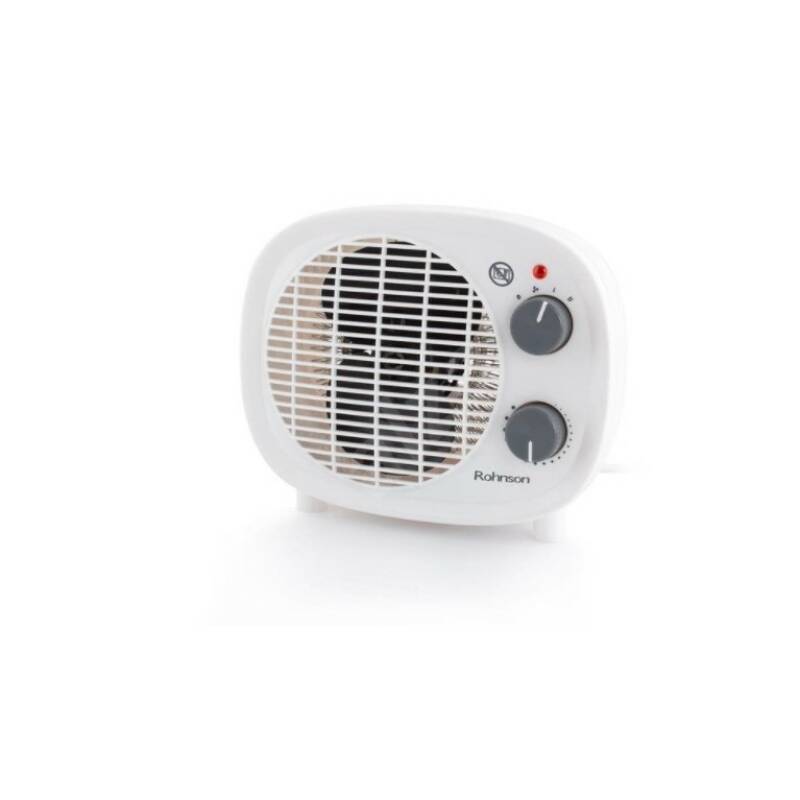 Вентилаторна печка Rohnson R-6066, 2000W, 2 настройки на мощност, Светлинен индикатор, Температурен контрол, Защита от прегряване