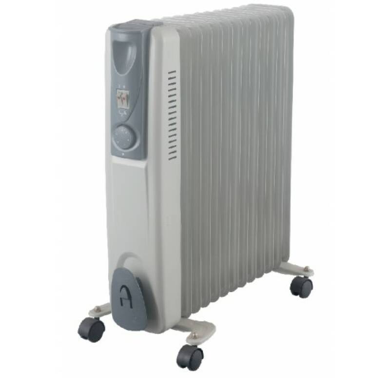 Маслен радиатор ELITE EOH-13250, 2500W, Три настройки на мощността, Термостат