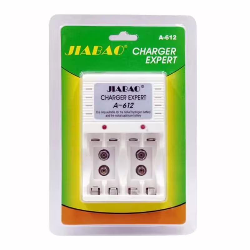 Мрежово зарядно JIABAO, акумулаторни батерии, 4xAA, R06, 4xAAA, R03, 2x9VDC