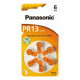 Цинкова въздушна батерия PANASONIC, за слухов апарат, 1,4VDC, PR13, (ZA13)