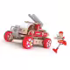 Дървен конструктор за деца - Пожарникарска кола