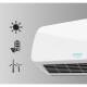 Вентилаторна печка Cecotec Ready Warm 5200 Box Ceramic (05328), 2000W, Регулируем термостат, Защита срещу прегряване, WarmSpace, Керамична технология, Бял