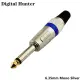 Букса Mono Jack 6.35 mm, Male Plug With Gold Plated Head, Audio Microphone Wire Connector