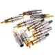 Букса RCA Plug, Video Locking Cable Connector, Gold Plated For Audio Video Cable Professional Made, Stable Performance