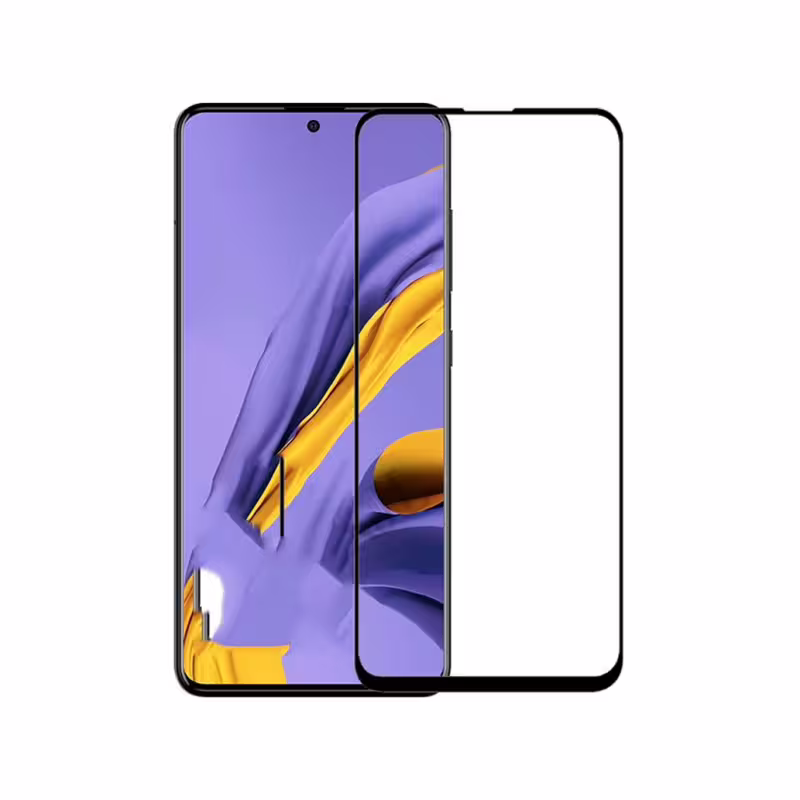 Стъклен протектор за целия екран No brand, За Samsung Galaxy A03S, 3D, 0.3mm, Черен - 52695