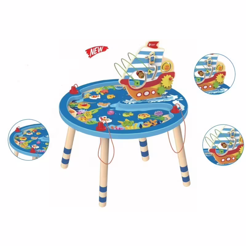 Дървена активна маса