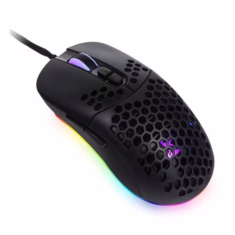 Оптична мишка GM-19, геймърска, RGB, USB, DPI=6400