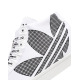 ADIDAS Courtvantage Heel Logo White