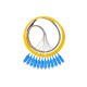 Оптичен кабел DeTech, SC, Pigtail, UPC, Singlemode, 1.5м, Жълт - 18333